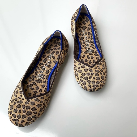 Rothy’s, size 9, leopard print flats - Picture 2 of 9